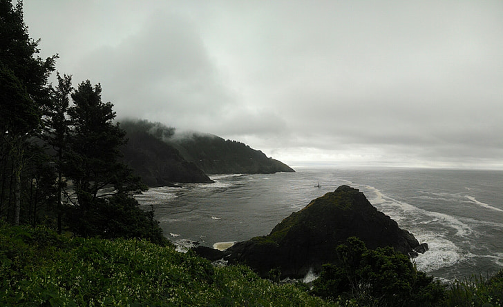 Oregon, Costa, riba, platja, l'aigua, Mar, del Pacífic