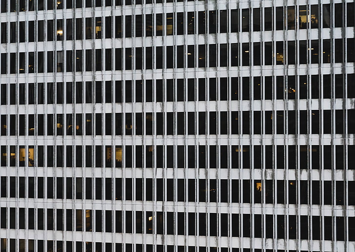 Architektura, budova, infrastruktura, fasáda, okno, mrakodrap, plnoformátový