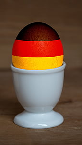 IMAN, ou, Alemanya, em, Photoshop, ous de gallina, ou tasses