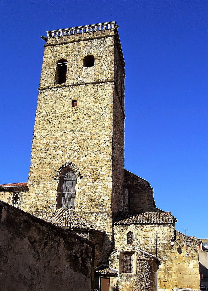 kostel, Provence, náboženství, Architektura, Evropa, věž, středověké