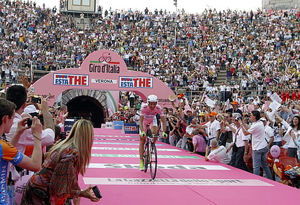 Giro, Italia, Fietsen, Italië, afwerking, winnaar, race