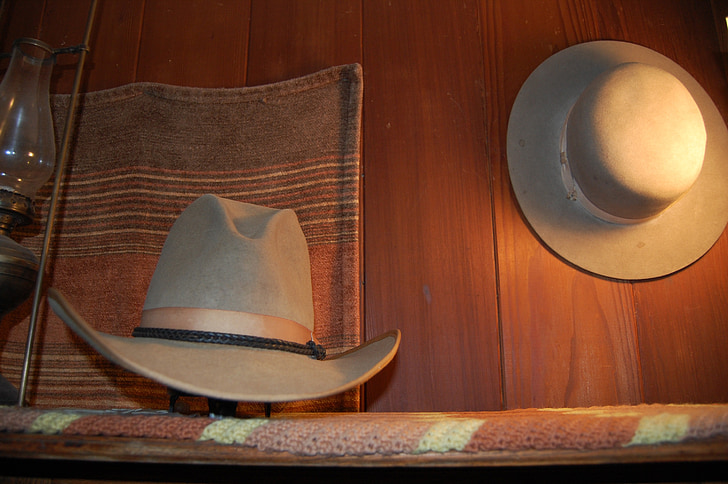 kaubojski šeširi, Šeširi, berba, Zapadni, tradicionalni, Zapad, Američki