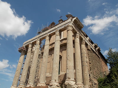 Forum romanum, Rím, Taliansko, Roman, Architektúra, zrúcaniny, staré
