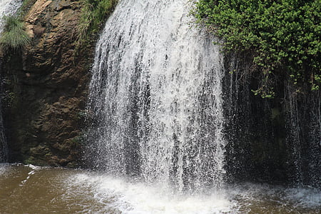 karnataka, water falls, water, landscape, nature, river, india