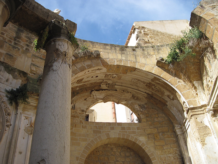 southern europe, church, old, ruin, mediterranean, decay, destroyed