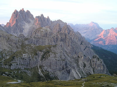 einserkofel, zwölferkofel, Sextenski Dolomiti, vzpon, pohodništvo, Alpski, gore