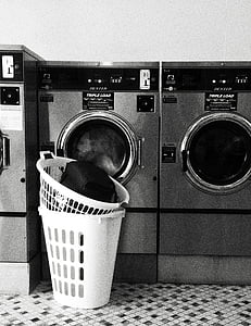 laundromat, laundry, launderette, laundry baskets, washing machines, washing Machine, appliance
