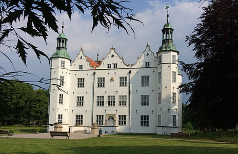 castle, ahrensburg, places of interest, northern germany, historically, building