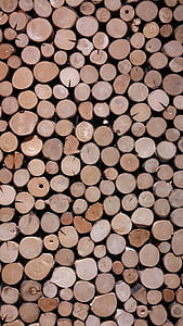 drewno, stos, tekstury, Drewno kominkowe, stos drewna, ułożone, holzstapel