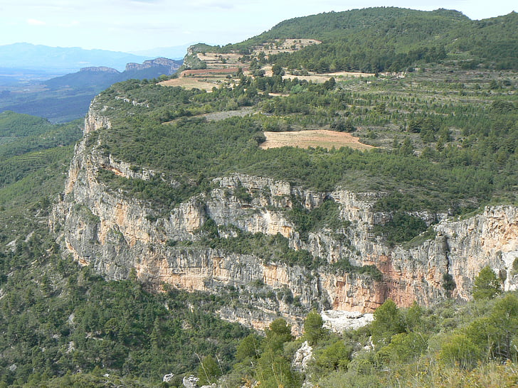 plynaukštė, kalnų, Montsant, Priorat