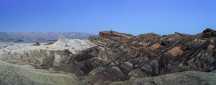 panorama death valley, mojave desert, california, nevada, death valley national park, hitzepol, desert