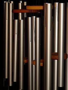 Windspiel, geluid, muziek, metalen cilinder, tubular bells, decoratie, Wind