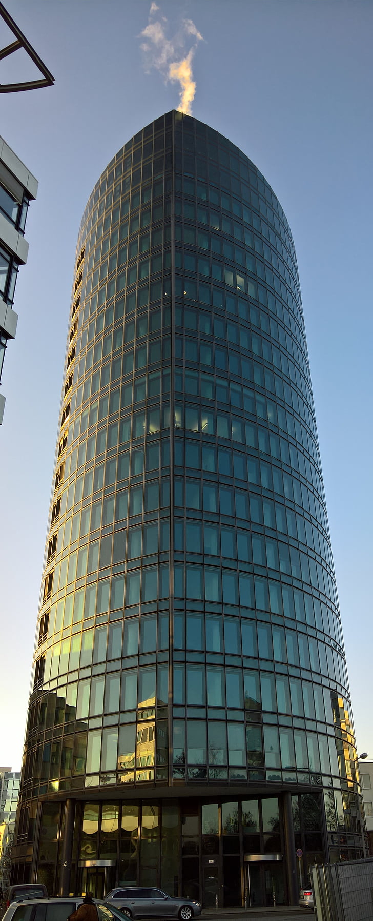 Wolkenkratzer, Glas-Fassade, Glas