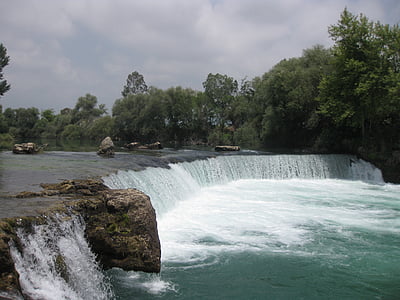 Cachoeira, Manavgat, Turquia, natureza, Rio, água, floresta