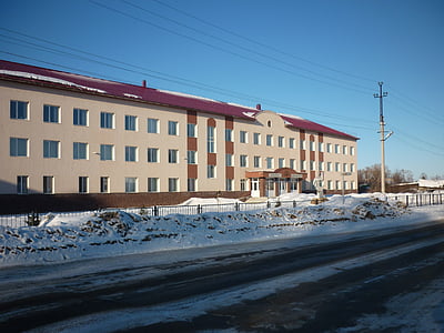 iglino, Baškirské, Doma, budova, Zimní