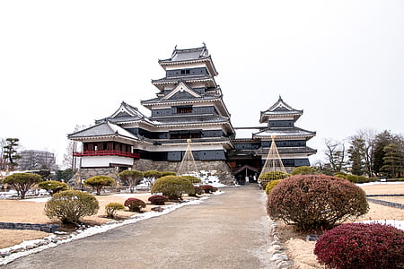 Замок Мацумото, Мацумото, замки, Япония, японский, Самурай