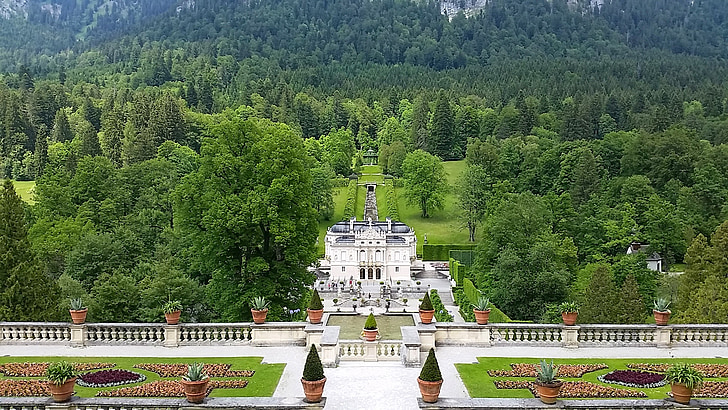 Nymphenburgingi paleest, Castle, München, loodus, Bavaria, Park, lossi park