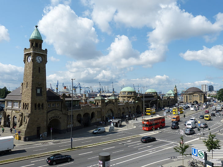 Hamburgo, ciudad de Hanseatic, Alemania, arquitectura, edificio, punto de referencia, históricamente