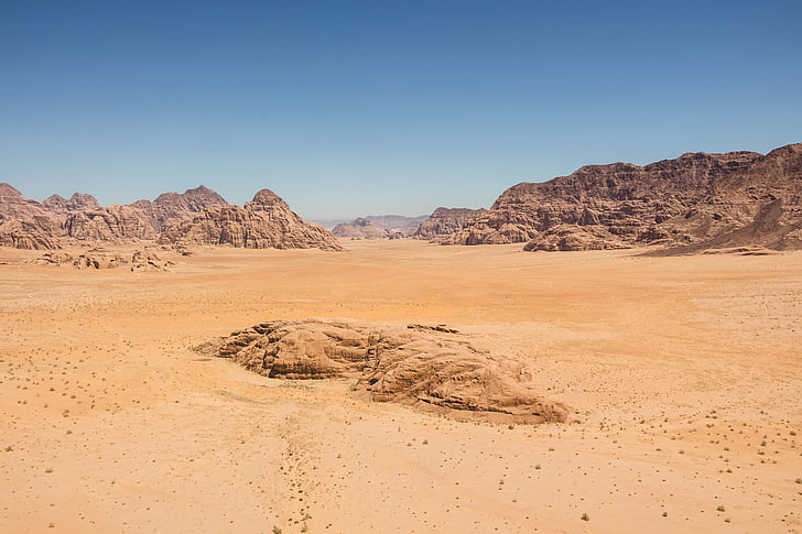stérile, désert, sec, paysage, nature, sable, climat aride