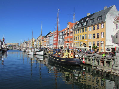 Kopenhagen, mesto, pristanišča