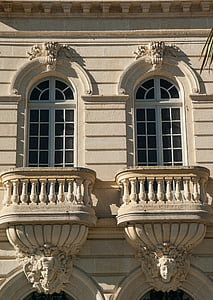 arquitectura, Windows, balcones, esculturas, exterior del edificio, historia, ventana