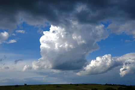 thundercloud, thunderstorm, clouds, weather, storm, forward, nature