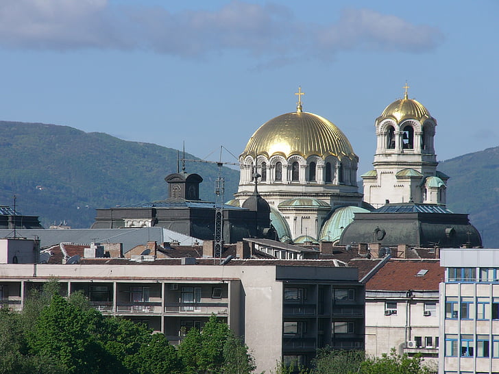 Chiesa, Cattedrale, Sofia, Chiesa di alexander nevsky, Bulgaria