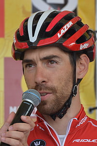 Томас де gendt, профессиональный шоссейный велогонщик, человек, люди, спортсмен, велосипедист, шлем