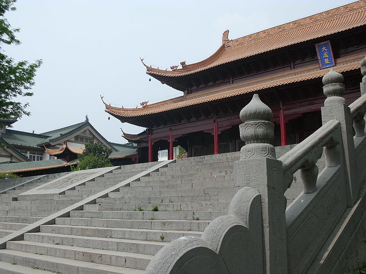 chaotian palatsi, Palazzo, Ming-dynastian, portaikko, Chaotiangong, Nanjing, Kiina