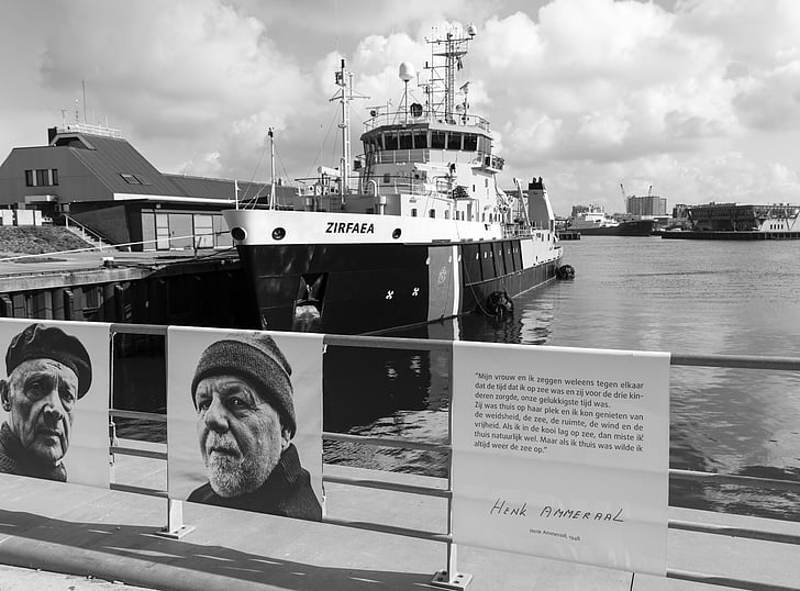 Ολλανδία, της Χάγης, λιμάνι, καπετάνιοι, πλοίο, στη θάλασσα