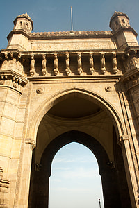 Poarta Indiei, Mumbai, poarta, arhitectura, Monumentul, India, poarta de acces