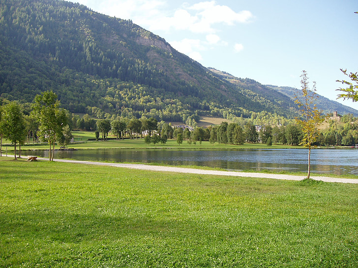 Lago, paisagem, natureza, Pyrénées