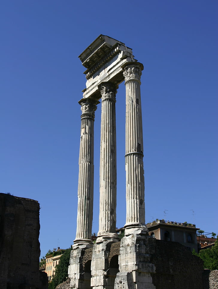 Roma, İtalya, üç bakireler, mimari, Simgesel Yapı, Antik, seyahat