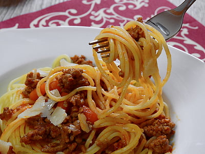 pasta, nudler, spagetti, spaghetti, spise, mat, Cook