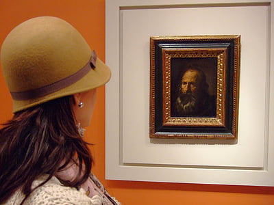 pintura, cabeza de apóstol, Velazquez, Velazquez, Museo, Bellas Artes, Sevilla
