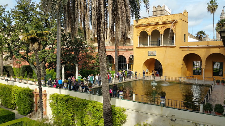 Alcázar Sevilla, Royal alcazars Sevilla, Sevillan, Maamerkki, Sevilla, Royal, Alcazar