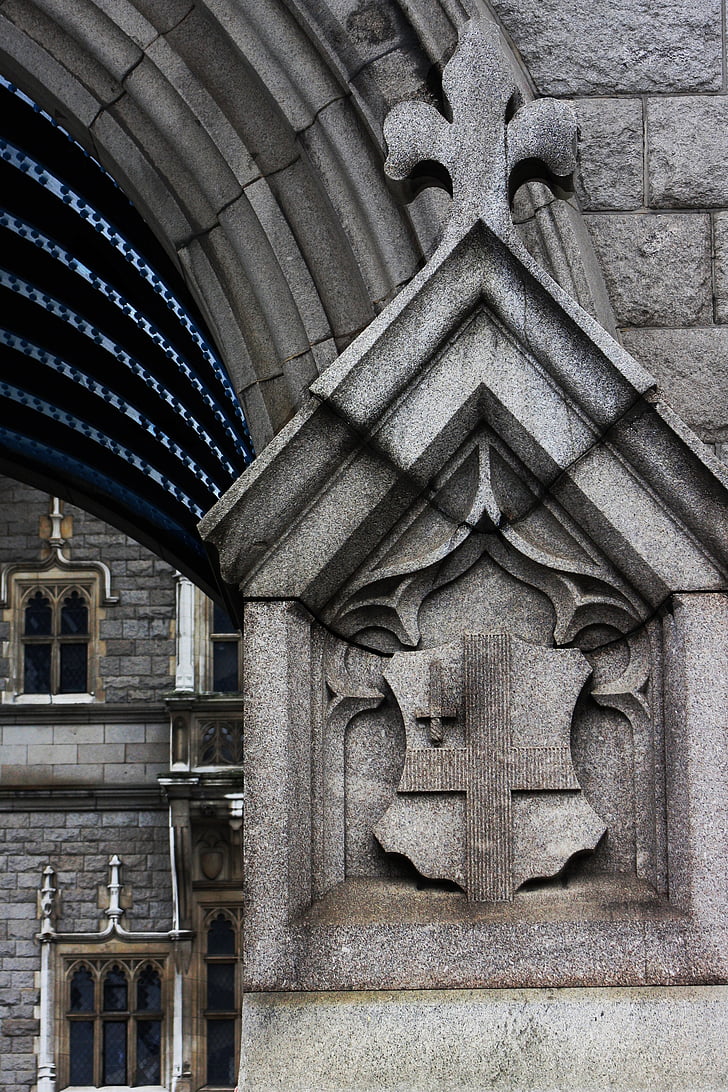 London, detalizēti, pilsēta, arhitektūra, baznīca, katedrālē, gotikas stilā