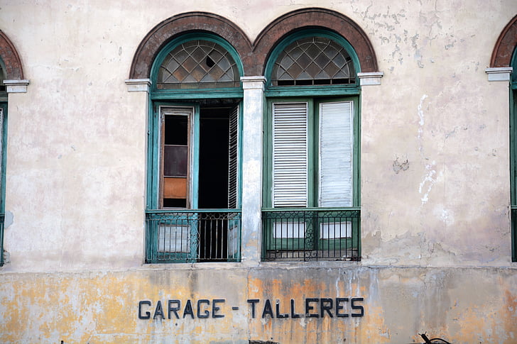 colonial style, window, facade, cuba, havana