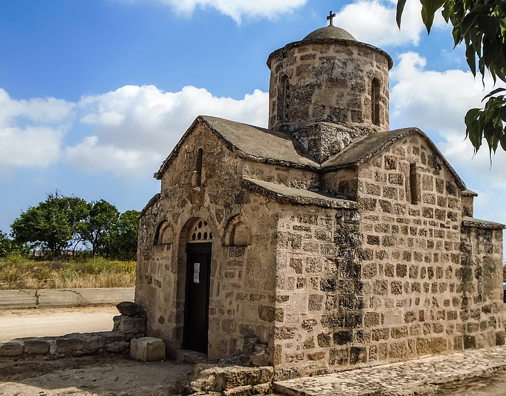 Cypr, Frenaros, Kaplica, prawosławny, Architektura, Historia, stary