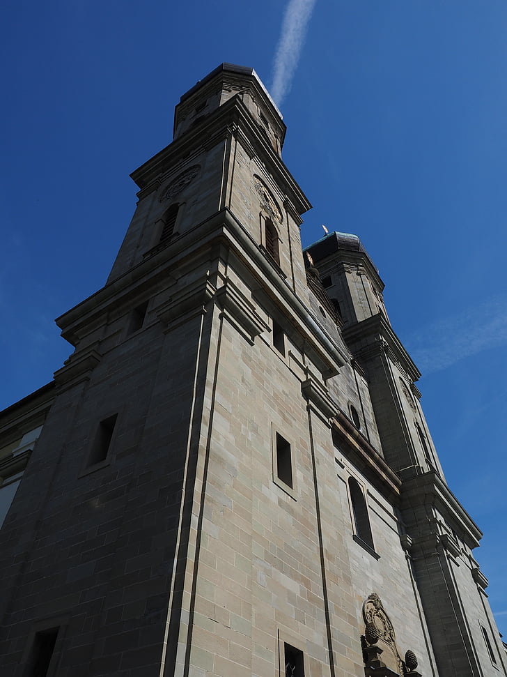 zvonici crkava, Crkva, Friedrichshafen, zgrada, arhitektura