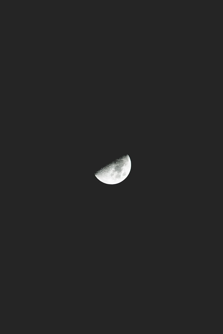 tmavé, noc, Sky, mesiac, svetlo