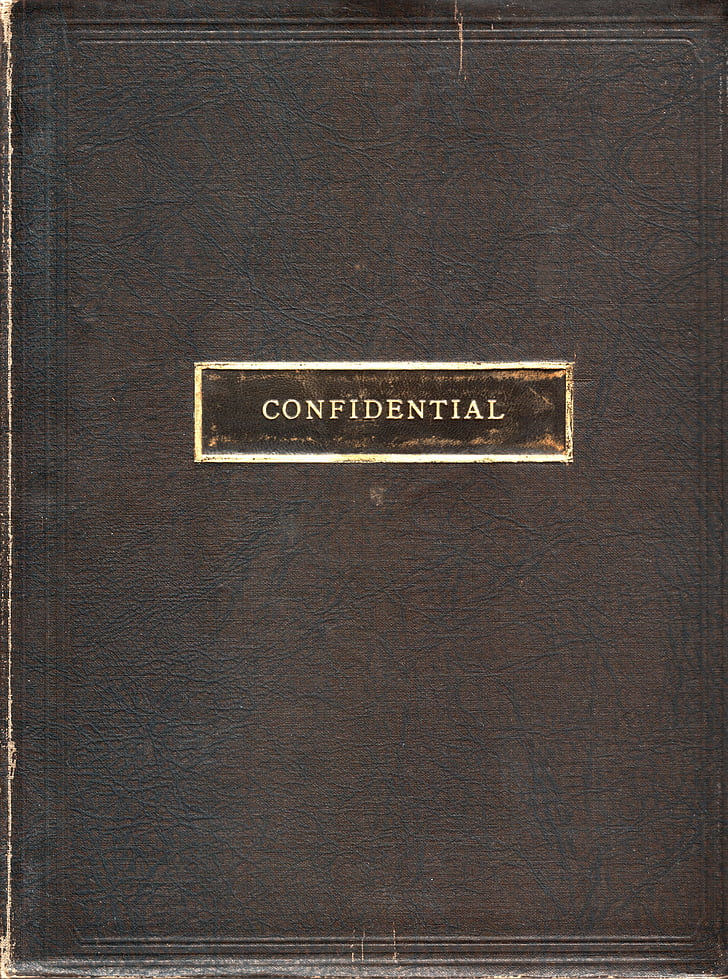 confidential, cover, vintage, secrecy, private, business