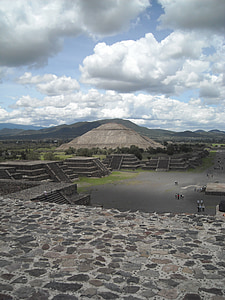 Teotihuacan, piramide, Mexic
