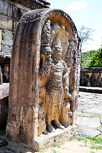 pedra de guarda, gala de Mura, Polonnaruwa, ruínas antigas, antiga, histórico, Rei