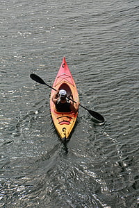 蒙特利尔, châteauguay, 水, 皮划艇, 体育, 水上运动, 河