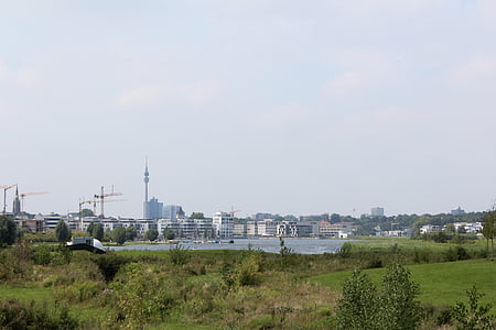 Dortmund, myndighed, horde, Phoenix sø, skyline