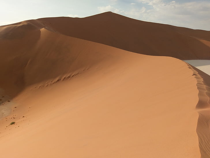 pasir, Dune, gurun, Namibia, jejak