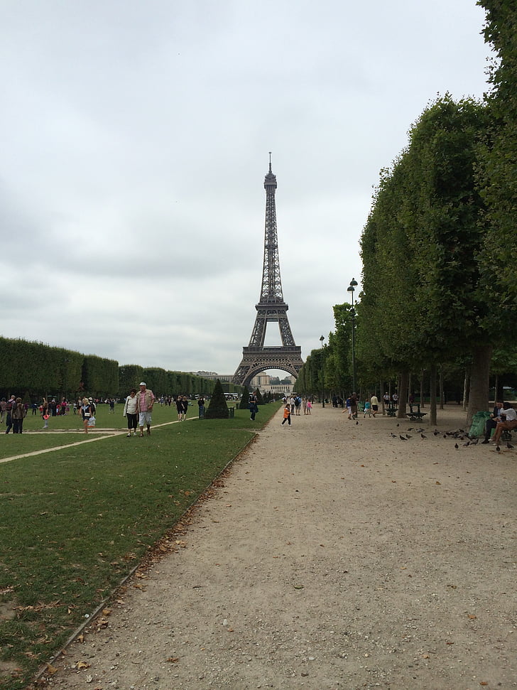 Paris, Tower, Frankrig, Eiffel, vartegn, arkitektur, Europa