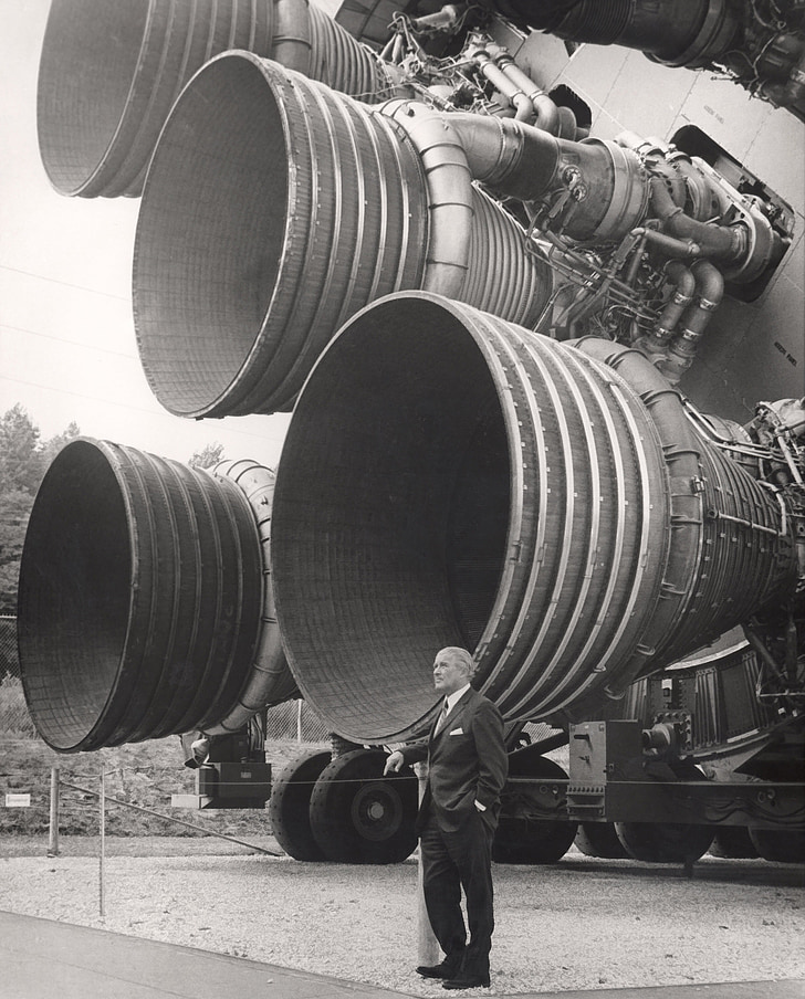 rakétahajtómű, fúvókák, motor, rakéta, sugárhajtómű, turbina, Dr. wernher von braun