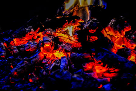 fuego, un brote de, Incensario, caliente, la llama, calor, amarillo